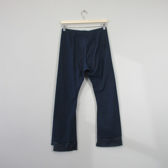 Elaine Kim Tech Stretch Cropped Flare Legging Olga L Blue Lagenlook Pants 288 - Picture 2 of 16